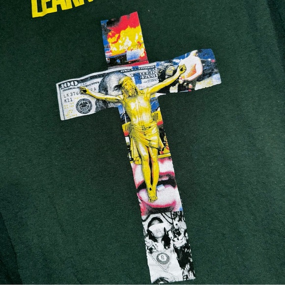 Learn to Forget Crucifix Tee - Picture 2 of 3